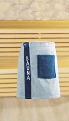 Gözze meeste saunaseelik Sauna, sinine, 50 x 136 cm hind ja info | Sauna aksessuaarid | hansapost.ee