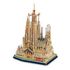 3D pusle CubicFun National Geographic Barcelona Sagrada Familia, 184 osa hind ja info | CubicFun Koolitarvikud | hansapost.ee