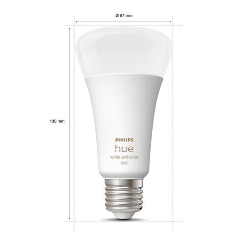 Philips Hue White and Color ambiance 1600lm A60 E27 ZB+ BT цена и информация | Lambipirnid ja LED-pirnid | hansapost.ee