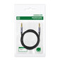 Ugreen cable AUX mini jack 3.5mm cable (male) - 3.5mm mini jack (male) 2m black (AV183) цена и информация | Mobiiltelefonide kaablid | hansapost.ee
