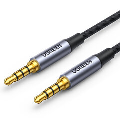 Ugreen cable AUX mini jack 3.5mm cable (male) - 3.5mm mini jack (male) 2m black (AV183) hind ja info | Mobiiltelefonide kaablid | hansapost.ee