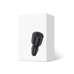 Ugreen Car Charger 2x USB Type C / 1x USB 69W 5A Power Delivery Quick Charge black (20467) hind ja info | Laadijad mobiiltelefonidele | hansapost.ee