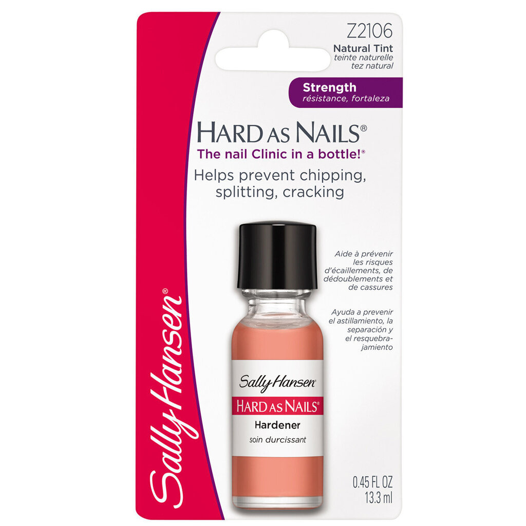 Sally Hansen Hard As Nails Hardener küünelakk 13,3 ml, Clear цена и информация | Küünelakid ja küünelakieemaldajad | hansapost.ee