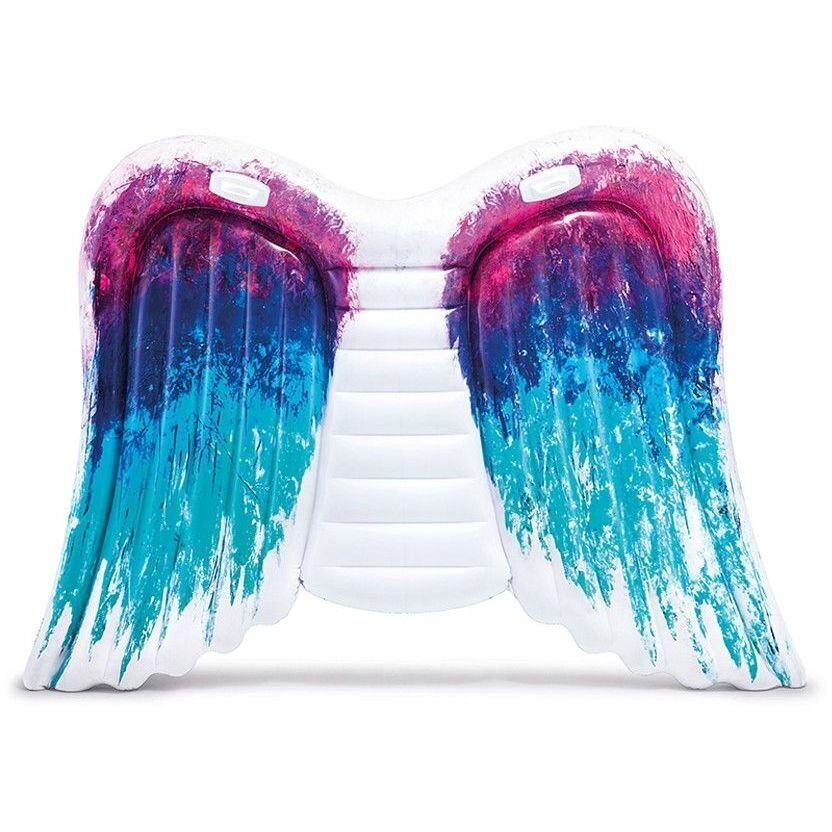 Täispuhutav madrats Intex ''Angel Wings'', 251x106 cm цена и информация | Täispuhutavad veemänguasjad ja ujumistarbed | hansapost.ee