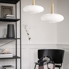 Rippvalgusti Blanca, gold/white цена и информация | Потолочный светильник Home ESPRIT Белый Коричневый Деревянный Металл 25 W 40 x 40 x 70 cm | hansapost.ee