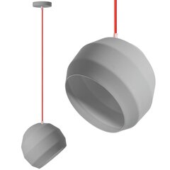 Rippvalgusti Markus, Grey цена и информация | Потолочный светильник, 38 x 38 x 24 см | hansapost.ee