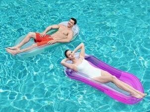 Надувной пляжный шезлонг Bestway Aqua Lounge, 160х84 см цена и информация | Надувные и пляжные товары | hansapost.ee