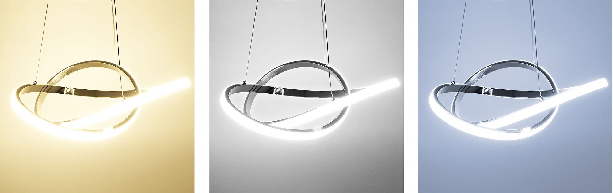 LED rippvalgusti puldiga Infinity, Chrome цена и информация | Rippvalgustid | hansapost.ee