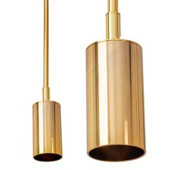 Rippvalgusti Cylinder, Gold цена и информация | Потолочный светильник, 38 x 38 x 24 см | hansapost.ee