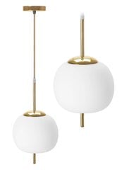 Rippvalgusti Modern Apple, White/Gold hind ja info | Rippvalgustid | hansapost.ee