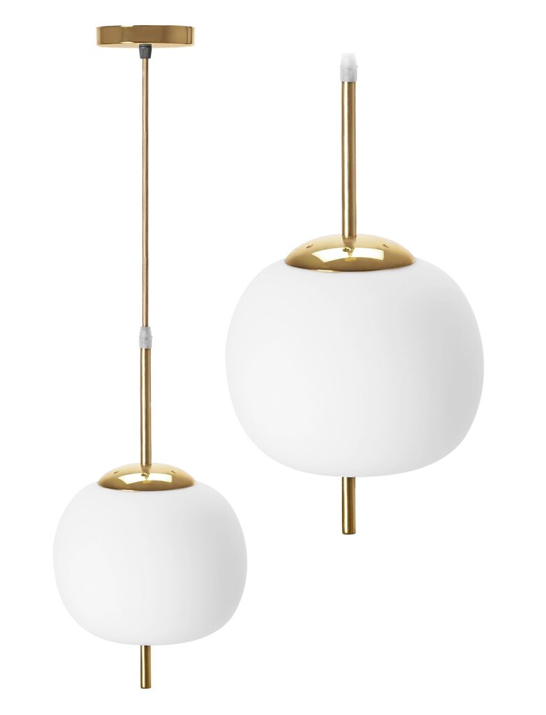 Rippvalgusti Modern Apple, White/Gold цена и информация | Rippvalgustid | hansapost.ee