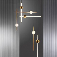 LED rippvalgusti Orionis II, Gold/White price and information | Pendant lights | hansapost.ee