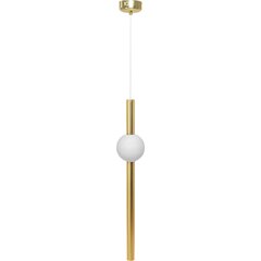 LED rippvalgusti Orionis, Gold/White цена и информация | Потолочный светильник Home ESPRIT Белый Коричневый Деревянный Металл 25 W 40 x 40 x 70 cm | hansapost.ee