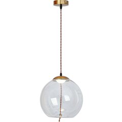 LED rippvalgusti Modern Knot C, Transparent цена и информация | Потолочный светильник Home ESPRIT Белый Коричневый Деревянный Металл 25 W 40 x 40 x 70 cm | hansapost.ee