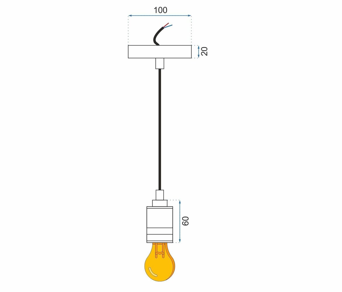 Rippvalgusti Atria A, Copper hind ja info | Rippvalgustid | hansapost.ee