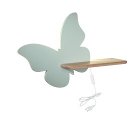 Candellux seinavalgusti koos riiuliga Kids Butterfly hind ja info | Seinavalgustid | hansapost.ee