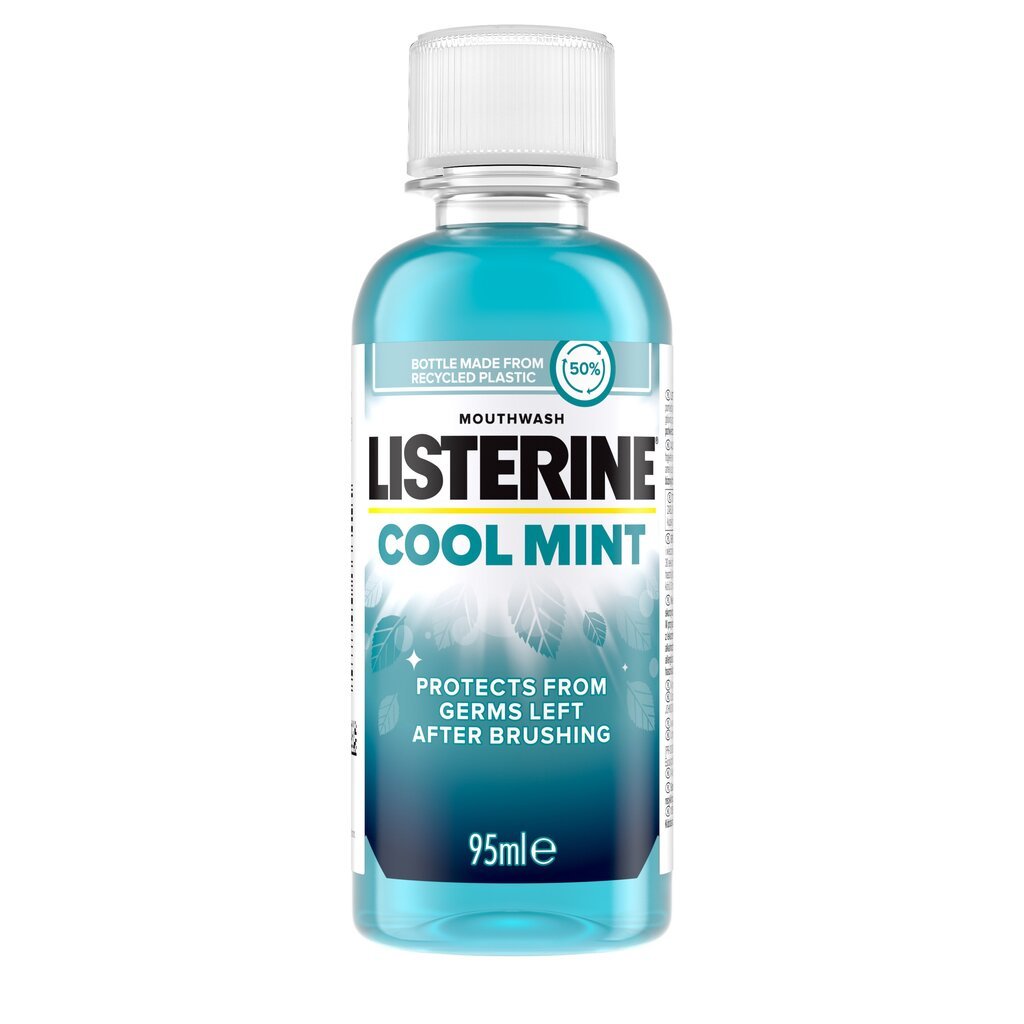 Suuvesi Listerine Coolmint, 95 ml hind ja info | Hambaharjad, hampapastad ja suuloputusvedelikud | hansapost.ee