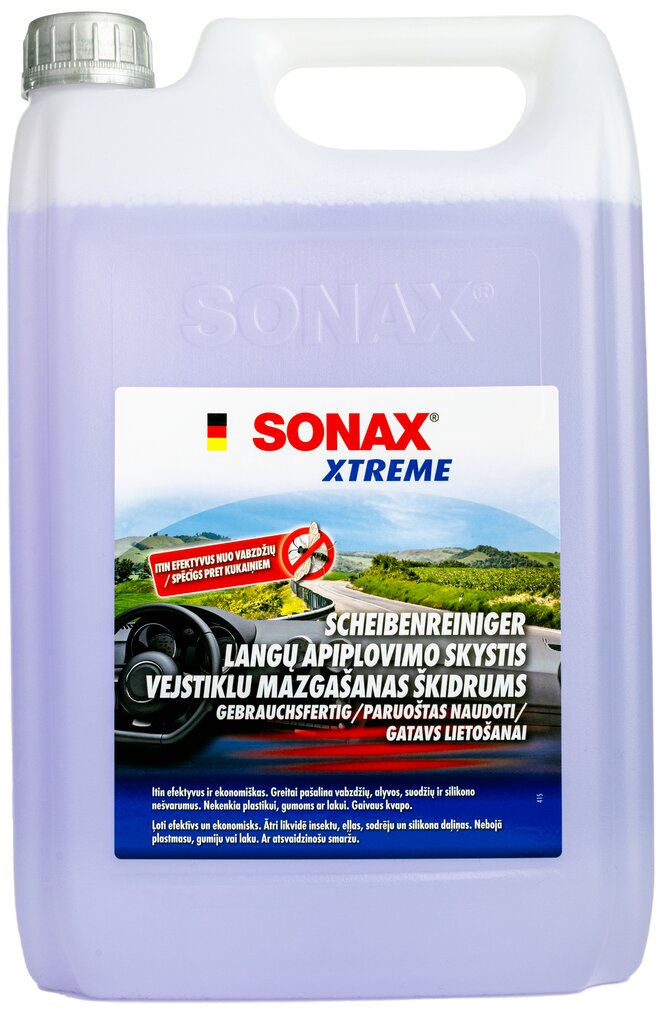 SONAX Xtreme suvine aknapesuvedelik, 4L hind ja info | Klaasipesuvedelikud ja jahutusvedelikud | hansapost.ee