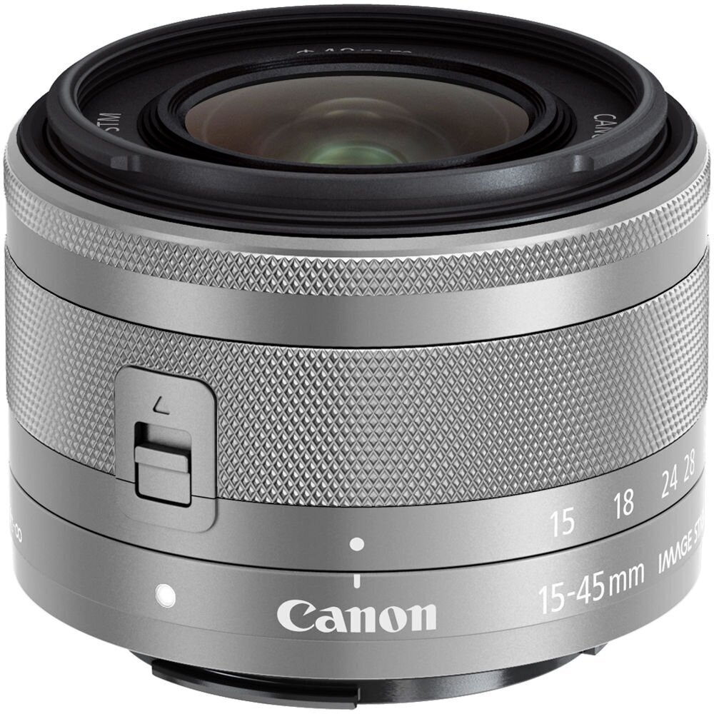 Canon EF-M 15-45mm f/3.5-6.3 IS STM, valge kast hind ja info | Fotoaparaatide objektiivid | hansapost.ee