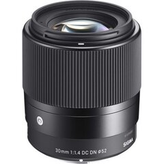 Sigma 30mm f/1.4 DC DN Contemporary lens for Sony hind ja info | Sigma Fotoaparaadid, objektiivid ja lisatarvikud | hansapost.ee