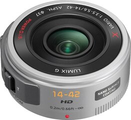Panasonic Lumix G X Vario PZ 14-42mm f/3.5-5.6 ASPH. Power O.I.S. objektiiv, hõbedane hind ja info | Fotoaparaatide objektiivid | hansapost.ee
