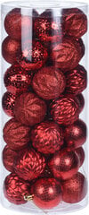 Jõuluehete komplekt Red, plastikust, 6 cm, 35 tk hind ja info | Täpsustamata Jõulukaubad | hansapost.ee
