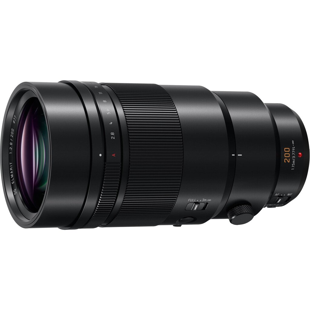 Panasonic LEICA DG ELMARIT 200mm / F2.8 / POWER O.I.S. (H-ES200) + Panasonic Teleconverter DMW-TC14 (Black) цена и информация | Fotoaparaatide objektiivid | hansapost.ee