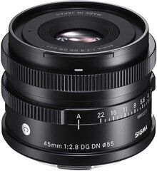 Sigma 45 мм f/2.8 DG DN Contemporary объектив для Panasonic-S цена и информация | Объективы | hansapost.ee