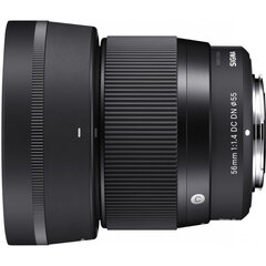 Sigma 56mm f/1.4 DC DN Contemporary objektiiv Canon EF-M hind ja info | Sigma Mobiiltelefonid, fotokaamerad, nutiseadmed | hansapost.ee