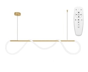 LED laevalgusti puldiga Long B, Gold hind ja info | Rippvalgustid | hansapost.ee