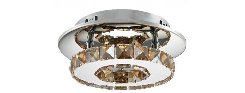 LED laevalgusti Crystal Round, 3000K hind ja info | Laelambid | hansapost.ee