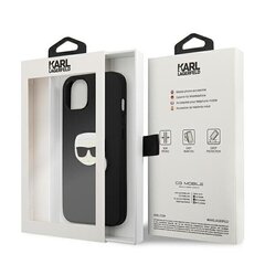 Karl Lagerfeld KLHCP13MPKMK, telefonile iPhone 13, must hind ja info | Telefonide kaitsekaaned ja -ümbrised | hansapost.ee