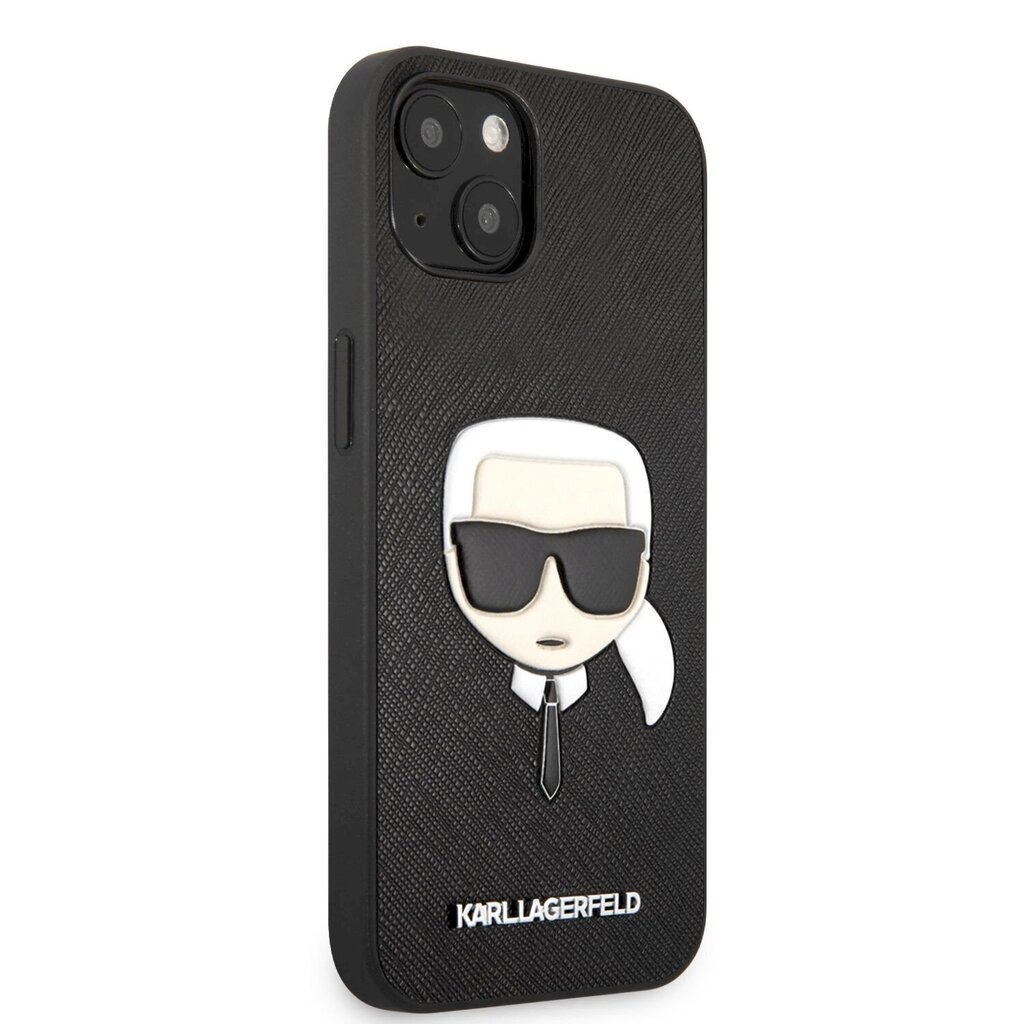 Telefoni ümbris Karl Lagerfeld PU Saffiano Karl Head Case, sobib iPhone 13 mini цена и информация | Telefonide kaitsekaaned ja -ümbrised | hansapost.ee