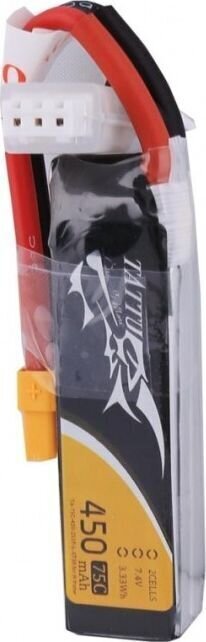 Aku Tattu 450mAh 7.4V 75C 2S1P Long XT30 цена и информация | Nutiseadmed ja lisatarvikud | hansapost.ee