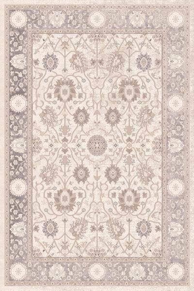 Vercai Rugs vaip Antiqua Flower, hall/beež, 60 x 110 cm hind ja info | Vaibad | hansapost.ee