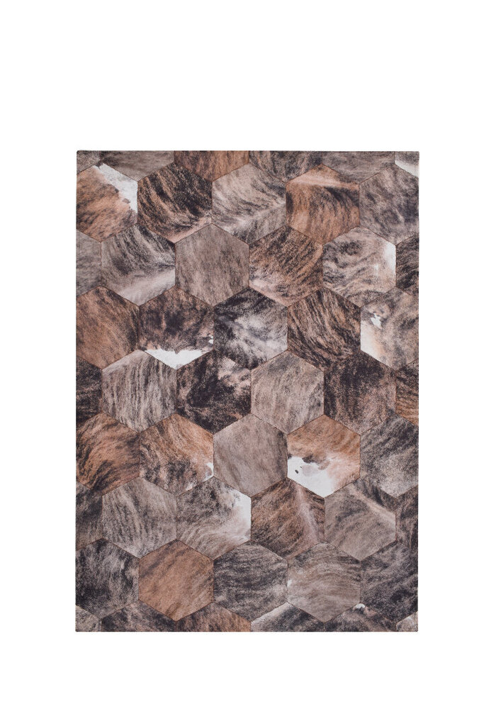 Vercai Rugs vaip Nova Patch, pruun, 60 x 110 cm hind ja info | Vaibad | hansapost.ee