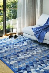 Narma kahepoolne smartWeave® šenillvaip Luke, sinine, 100 x 160 cm цена и информация | Ковры | hansapost.ee