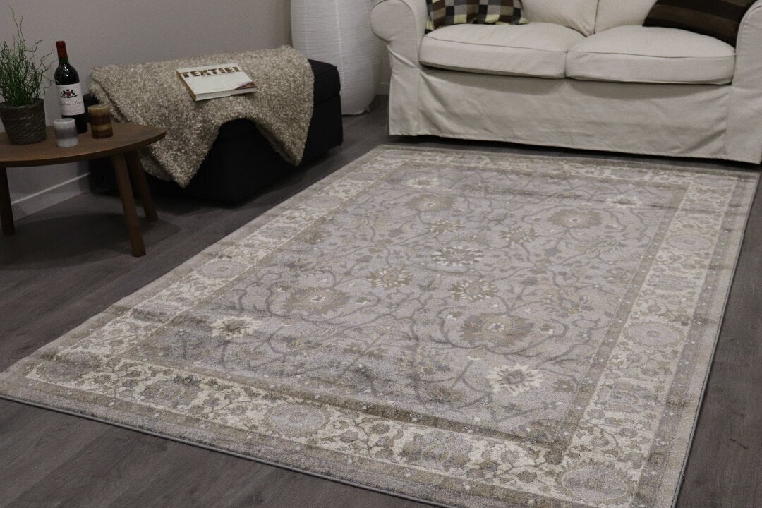 Vercai Rugs vaip Antiqua Flower, hall, 60 x 110 cm hind ja info | Vaibad | hansapost.ee