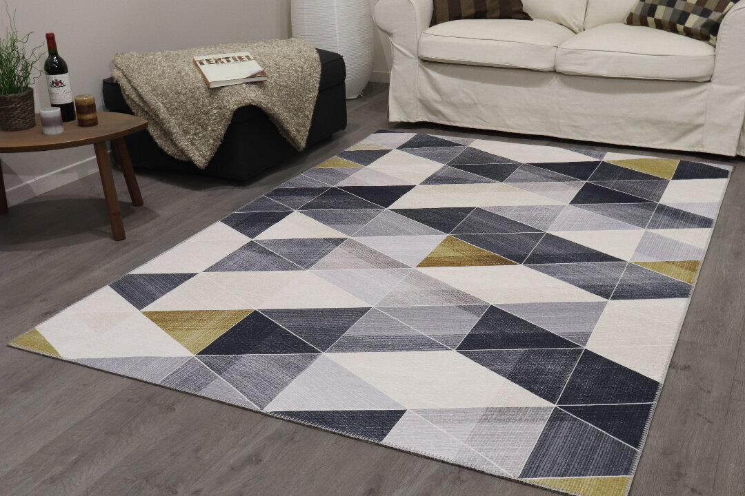 Vercai Rugs vaip Fenix Triangle, kollane, 120 x 180 cm цена и информация | Vaibad | hansapost.ee