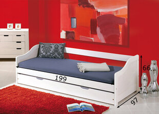 2-kohaline voodikomplekt Leonie 90*190cm, valge hind ja info | Voodid | hansapost.ee