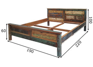 Кровать Riverboat, 180x200, разноцветный цена и информация | Кровати | hansapost.ee