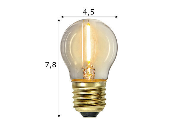 LED elektripirn E27 0,8W цена и информация | Lambipirnid ja LED-pirnid | hansapost.ee