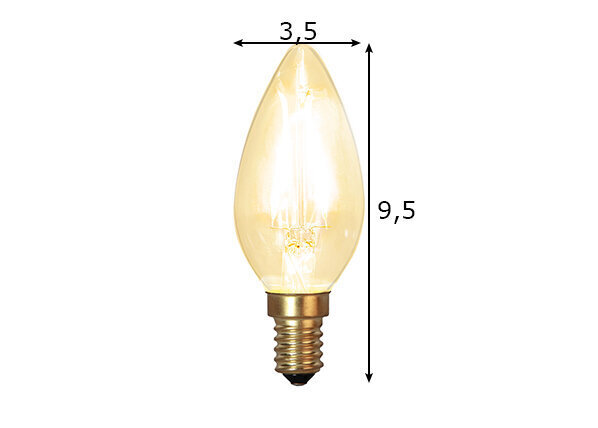 Dekoratiivne LED elektripirn E14 1,5W цена и информация | Lambipirnid ja LED-pirnid | hansapost.ee