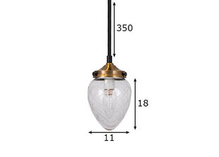 Globen Lighting Juni подвесной светильник цена и информация | Потолочный светильник, 38 x 38 x 24 см | hansapost.ee