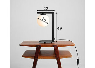 Настольная лампа Zac цена и информация | Настольная лампа | hansapost.ee