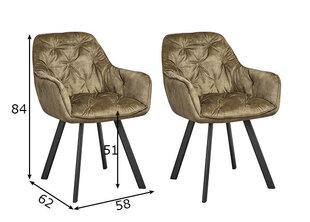 Обеденные стулья, 2 шт цена и информация | SalesFever Мебель и домашний интерьер | hansapost.ee