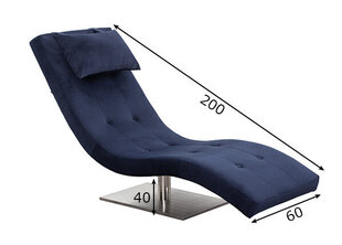 Кровать-шезлонг SalesFever 390344, голубая цена и информация | SalesFever Мебель для гостиной | hansapost.ee