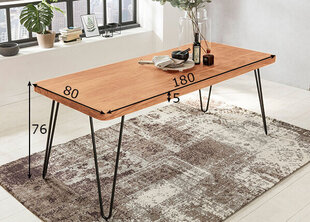 Söögilaud Bagli I 180 x 80 cm price and information | Kitchen tables, dining tables | hansapost.ee