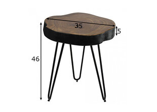 Кофейный столик Bagli, 30x41 см, коричневый/черный цена и информация | Журнальные столики | hansapost.ee
