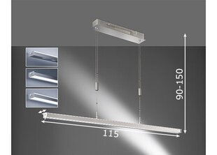 Потолочный светильник Vitan LED, никель цена и информация | Fischer & Honsel Мебель и домашний интерьер | hansapost.ee